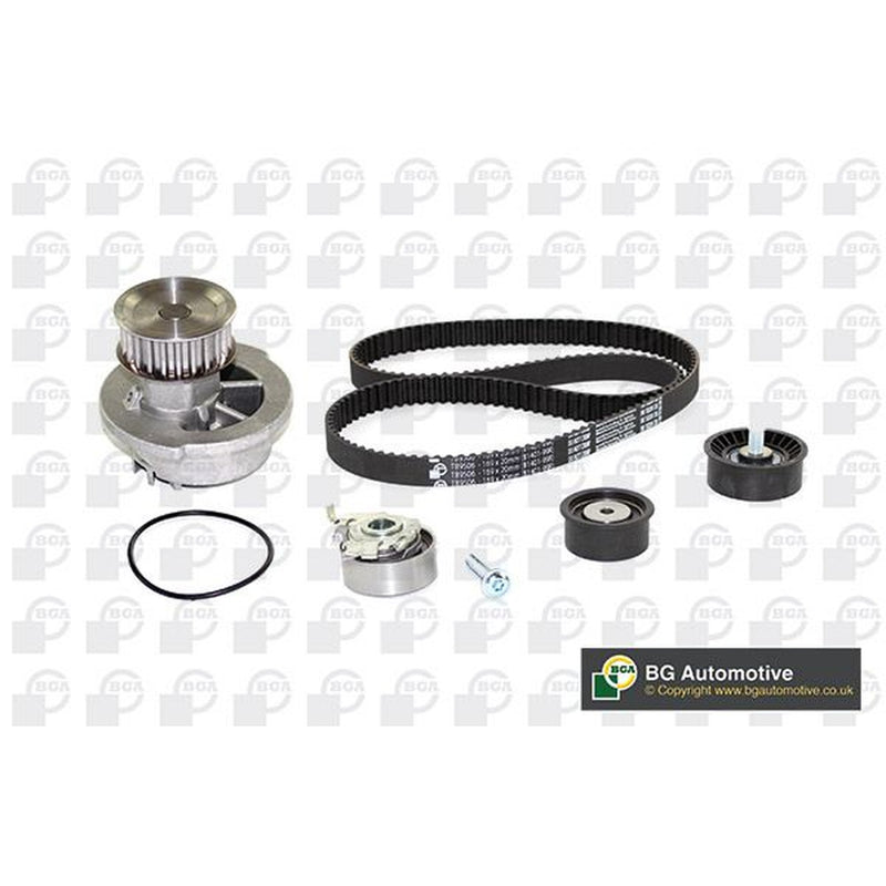 BGA Timing Belt & Water Pump Kit fits Opel Astra F 1994-1998 1.4 1.6