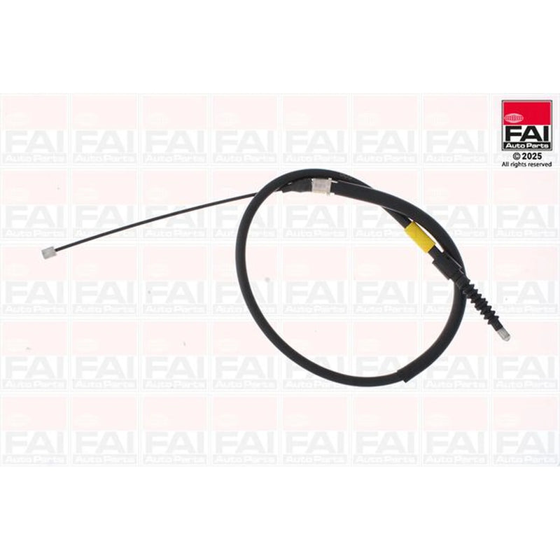FAI Handbrake Cable Centre fits Opel Corsa C 2000-2009 1.4 1.7