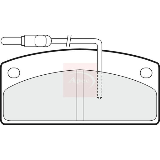 Apec Front Brake Pad Set PAD1430
