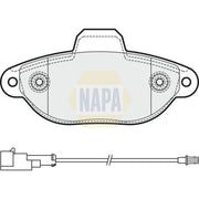 NAPA Front Brake Pad Set fits Ford Ka 2008-2016 1.2