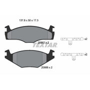 Textar Front Brake Pad Set 2088708