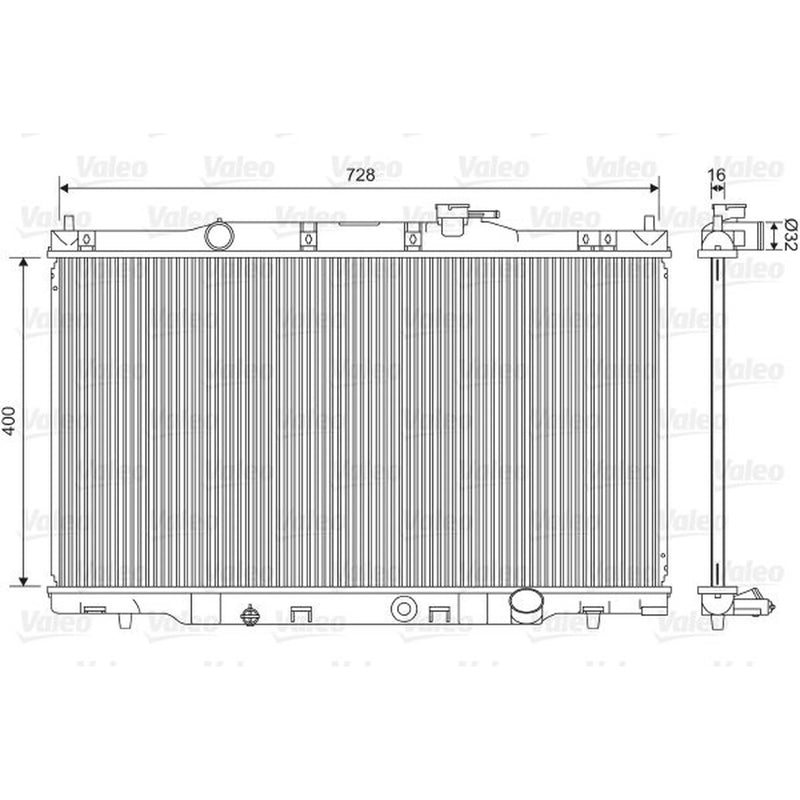 Valeo Engine Radiator 734476