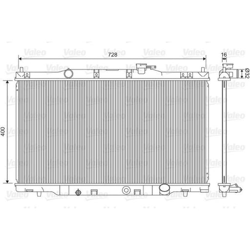 Valeo Engine Radiator 734476