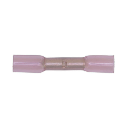 Sealey Heat Shrink Butt Connector Terminal4.8mm Red Pack of 100 RTSB100 Sealey - Dynamic Drive