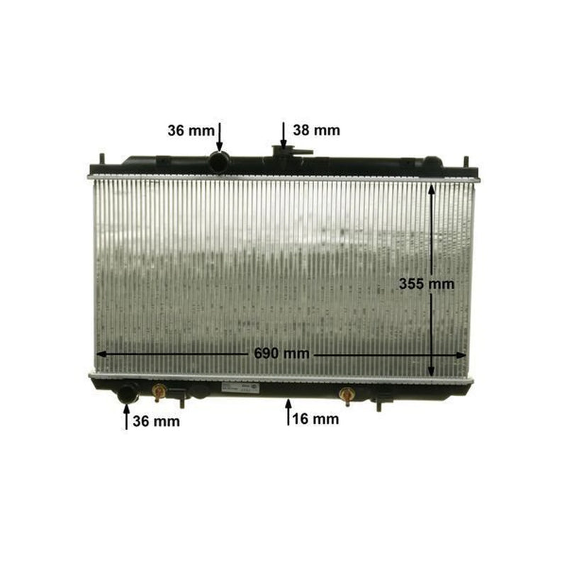 Mahle Engine Radiator fits Nissan Primera 2002-2008 2.0