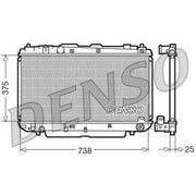 Denso Engine Radiator DRM50021