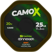 RidgeMonkey Connexion CamoX Soft Coated Hooklink 25lb - RMT317