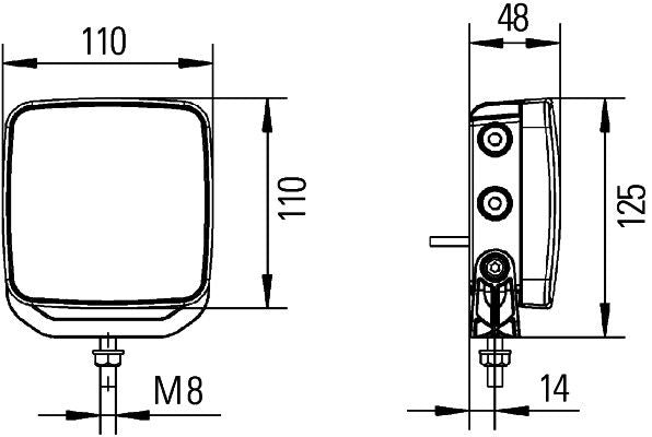 Hella 2ZR 012 456-017 Reverse Light
