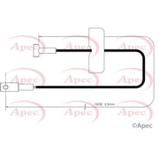 Apec Handbrake Cable Centre fits Fiat Talento 2016 on 1.6