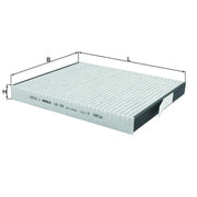 Mahle Cabin Air Filter (Pollen Filter) fits Mercedes-Benz Unimog 2012-2013