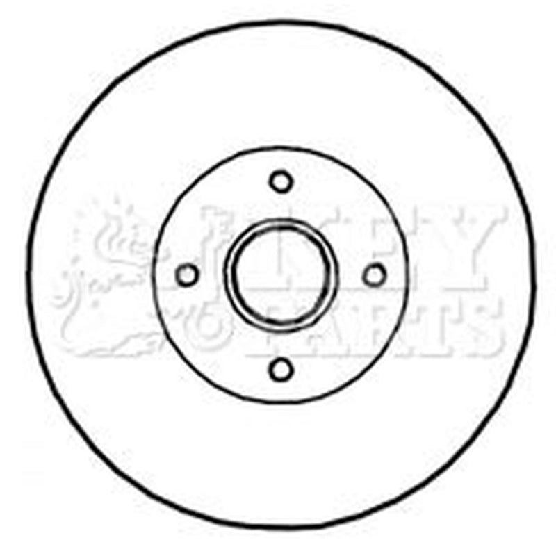 Key Parts Front & Rear Brake Discs & Pads fits Renault Megane II Sport Tourer