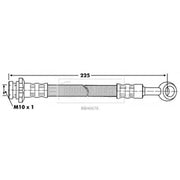 Borg & Beck Brake Hydraulic Hose Line Rear Right BBH6676