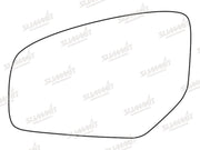 Summit Stick-On Standard Mirror Glass fits Honda Civic LHS Summit - Bars 4 Cars