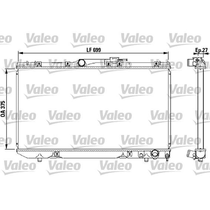Valeo Engine Radiator 731569