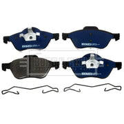 Borg & Beck Front & Rear Brake Discs & Pads fits Renault Twingo II 2008-2014 1.6