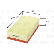Valeo Engine Air Filter 585091