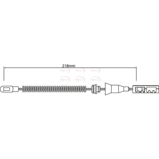 Apec Handbrake Cable Right Rear CAB1472