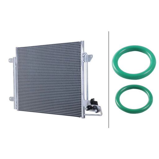 Hella Air Conditioning Condenser fits VW Caddy III 2004-2015 1.4 1.6 1.9 2.0