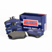 Borg & Beck Front & Rear Brake Discs & Pads fits Mercedes-Benz C-Class 1993-2000