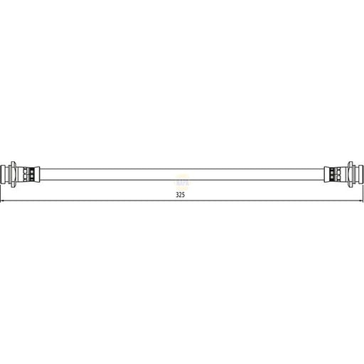 NAPA Brake Hydraulic Hose Line inner NBH1252