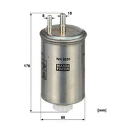 MANN-FILTER Fuel Filter Element