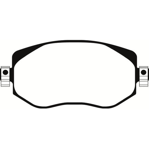 Abtex Front Brake Pad Set PLU2392