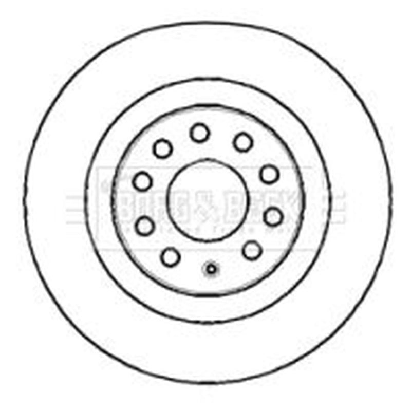 Borg & Beck Front & Rear Brake Discs & Pads fits Seat Altea Xl 2009-2015 1.9 2.0