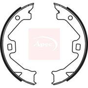 Apec Parking Brake Shoe Set fits MG Zt 2001-2005 1.8 2.0