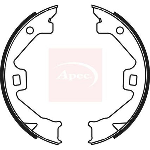 Apec Parking Brake Shoe Set fits MG Zt 2001-2005 1.8 2.0