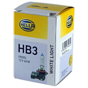 Hella Bulb HB3 12V 60W P20D White Light 8GH fits Alfa Romeo 166 1998-2007