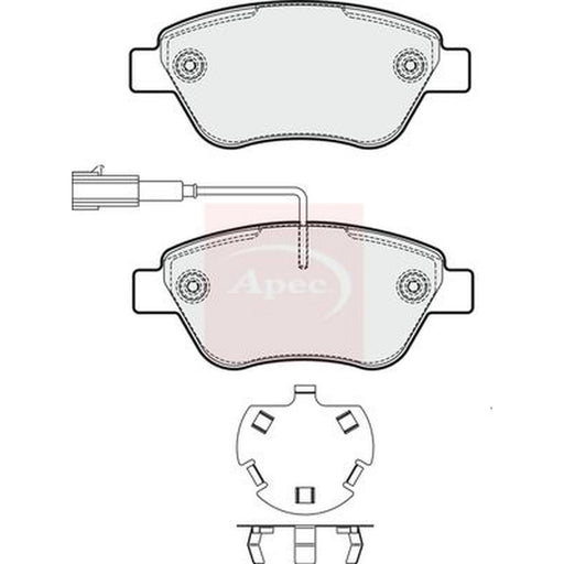 Apec Front Brake Pad Set PAD1775
