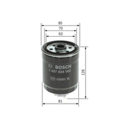 Bosch Fuel Filter Element 1 457 434 103