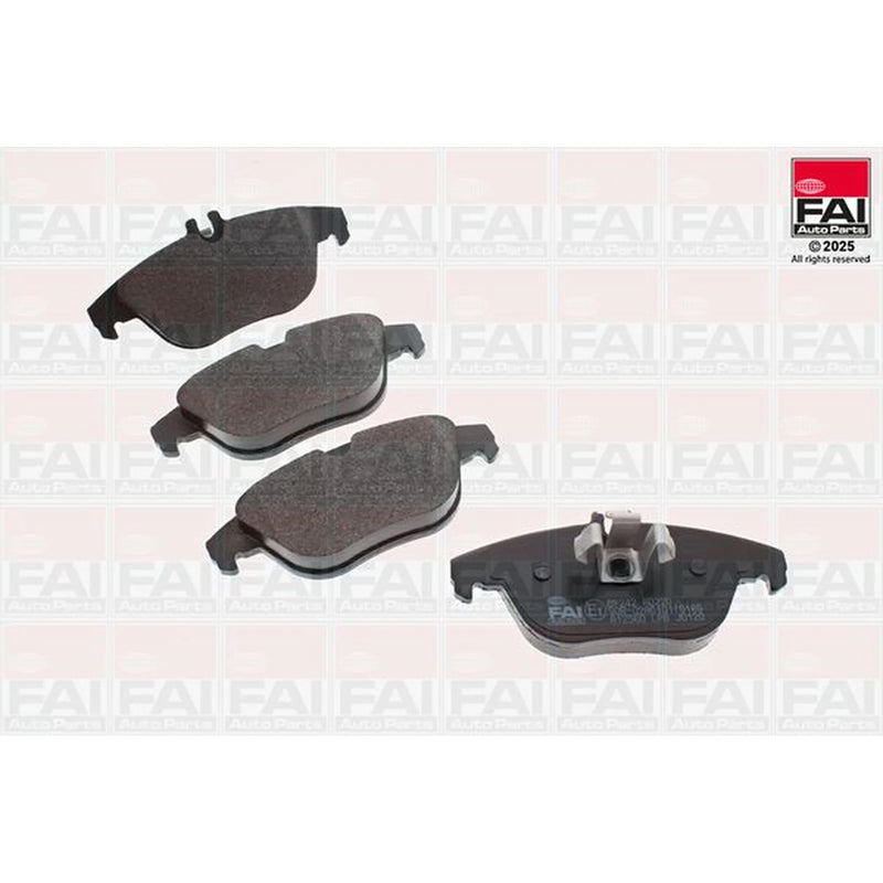 FAI Rear Brake Pad Set fits Mercedes-Benz C-Class 2007-2014