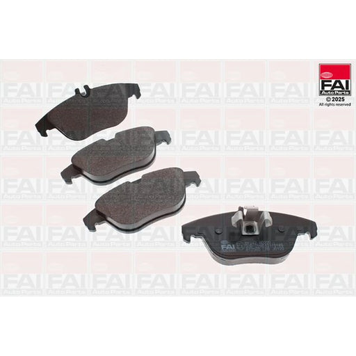 FAI Rear Brake Pad Set fits Mercedes-Benz C-Class 2007-2014