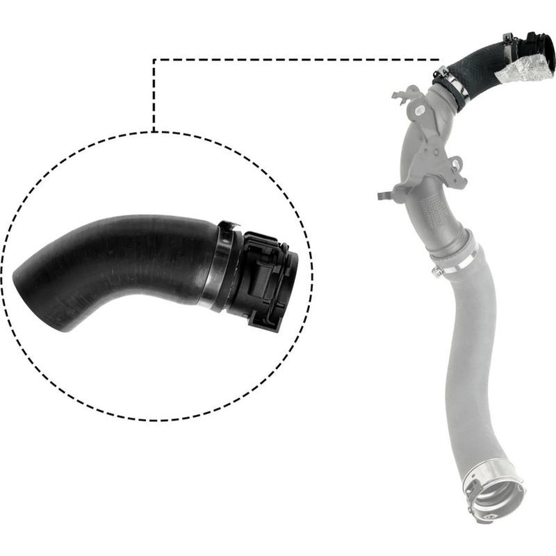 Gates Intercooler Turbo Charge Air Hose 120mm fits Dacia Dokker 2012-2021 1.2