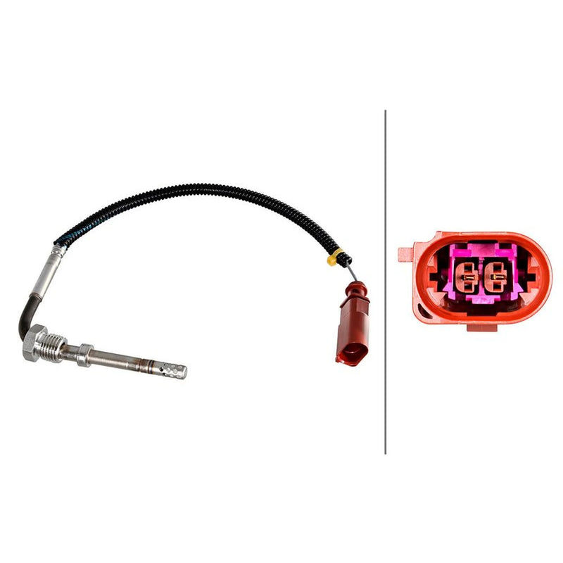 Hella Exhaust Gas Temperature Sensor before soot particu fits Audi A6 Allroad C7