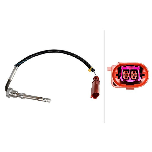 Hella Exhaust Gas Temperature Sensor before soot particu fits Audi A6 Allroad C7