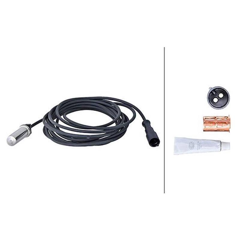 Hella ABS Wheel Speed Sensor Rear fits Mercedes-Benz Actros MP2 / MP3 2002-2003