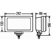 Hella Front Left Fog Light H3