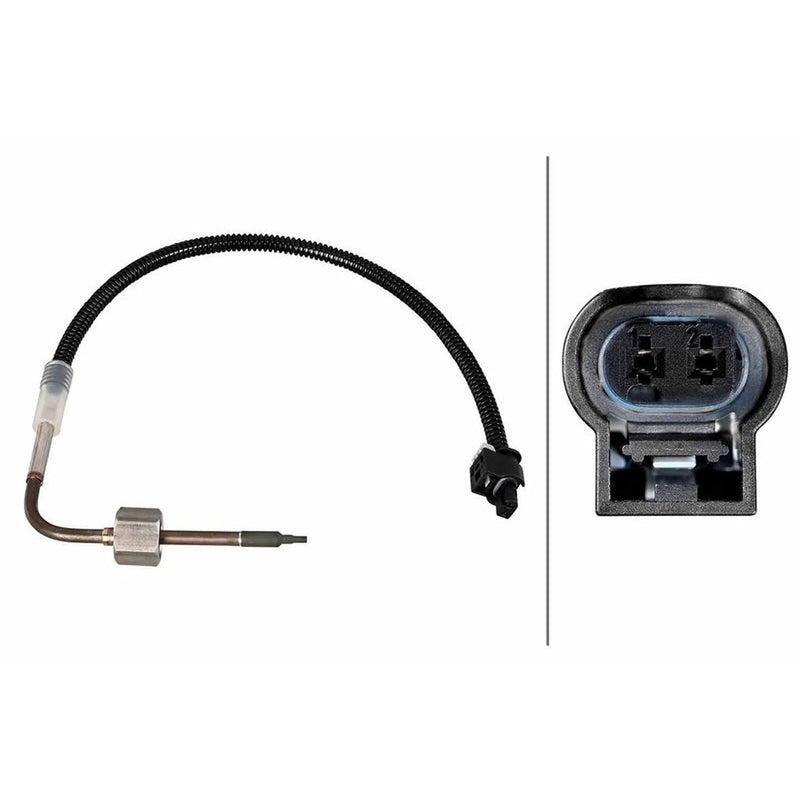 Hella Exhaust Gas Temperature Sensor before catalytic con fits Mercedes-Benz Cls