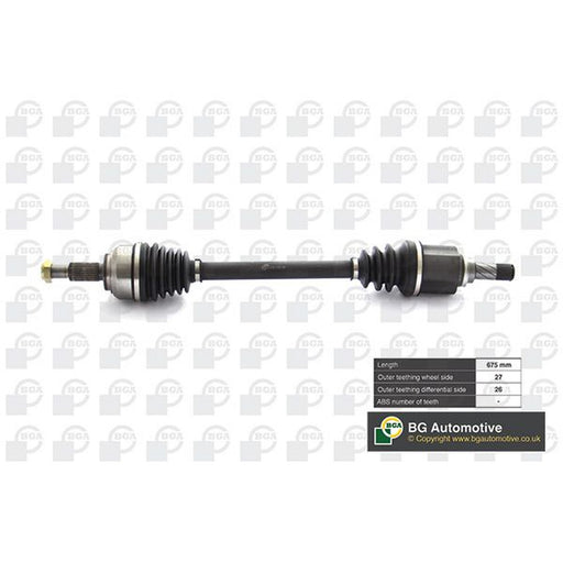 BGA CV Drive Shaft Driveshaft Front Left fits Renault Kangoo 2005 on 1.5