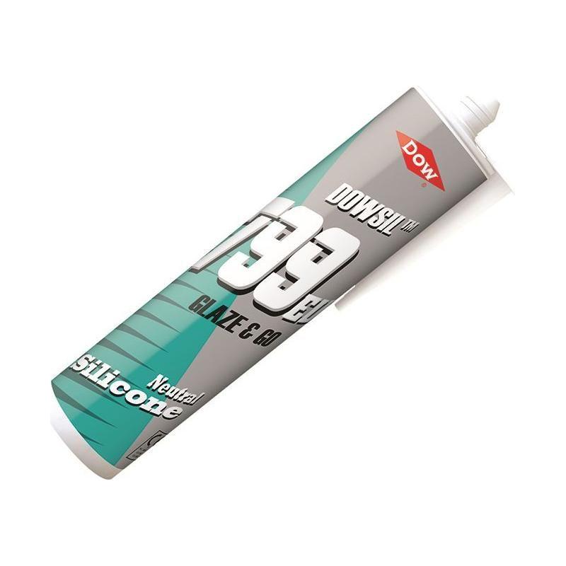 Dowsil 799 Glaze & Go Silicone Sealant White 310ml Dowsil - Town Tools