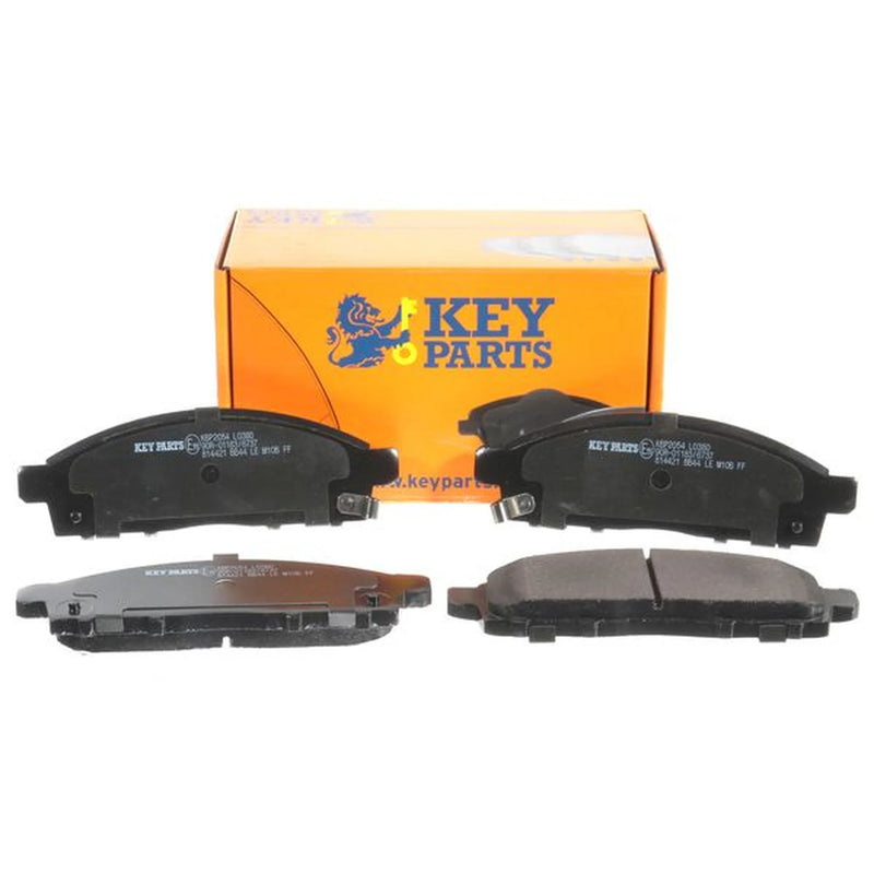 Key Parts 4 x Front Brake Pad Set fits Fiat Fullback Pickup 2016 on 2.4