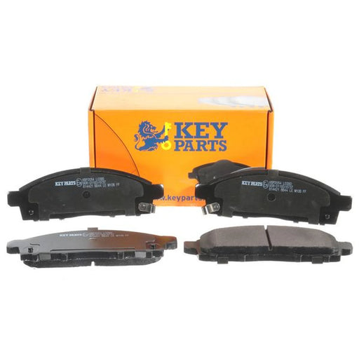 Key Parts 4 x Front Brake Pad Set fits Fiat Fullback Pickup 2016 on 2.4