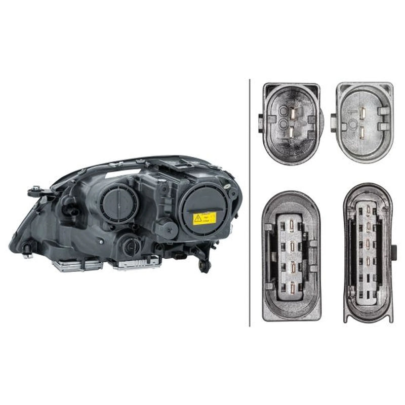 Hella Headlight Headlamp W5W Right fits Mercedes-Benz M-Class 2005-2011