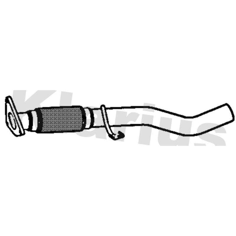 Klarius Exhaust Pipe OD fits Renault Megane Cc 2010-2015 1.4
