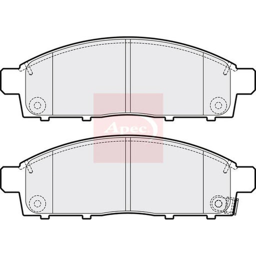 Apec Front Brake Pad Set PAD2106