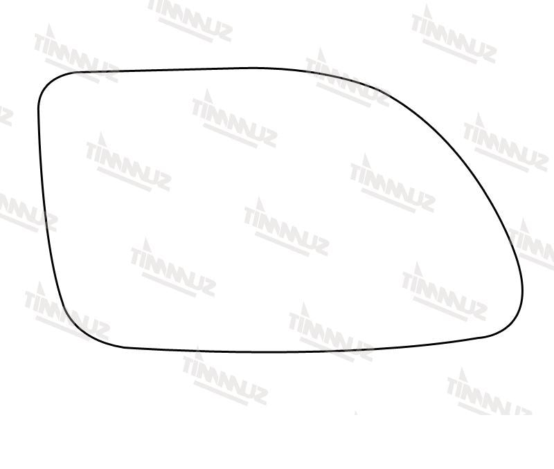 Summit Stick-On Standard Mirror Glass fits Renault 19 Chamade 86 on RHS Summit - Bars 4 Cars