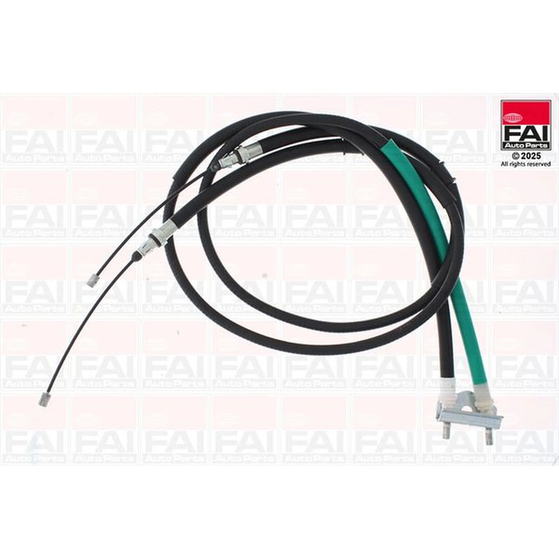 FAI Handbrake Cable Centre fits Ford Fiesta V 2001-2010 1.25 1.3 1.4 1.6