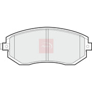 Apec Front Brake Pad Set fits Subaru Impreza 2008-2011 1.5 2.5